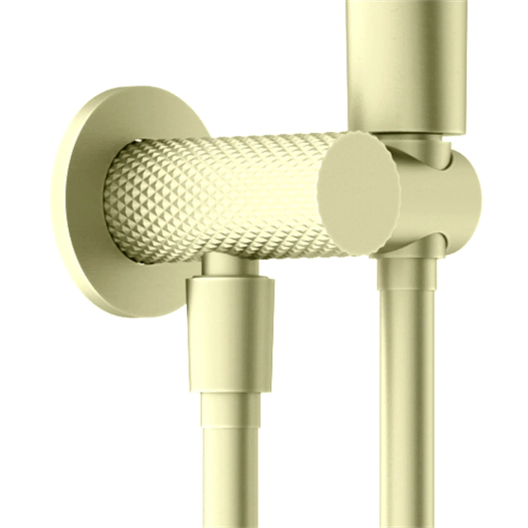 Nero Opal Shower On Bracket - Brushed Gold - Image 2