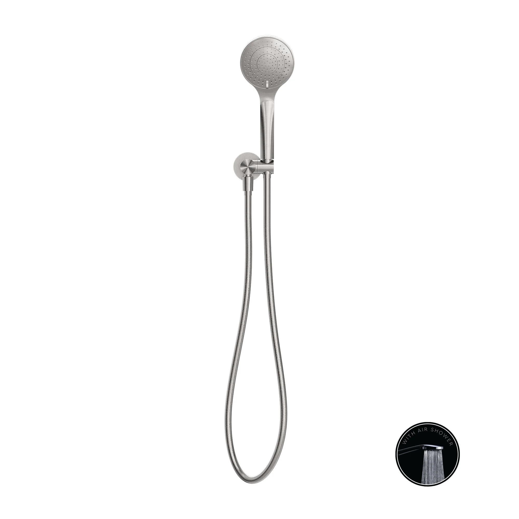 Nero Opal Shower On Bracket With Air Shower - Brushed Nickel - Image 3