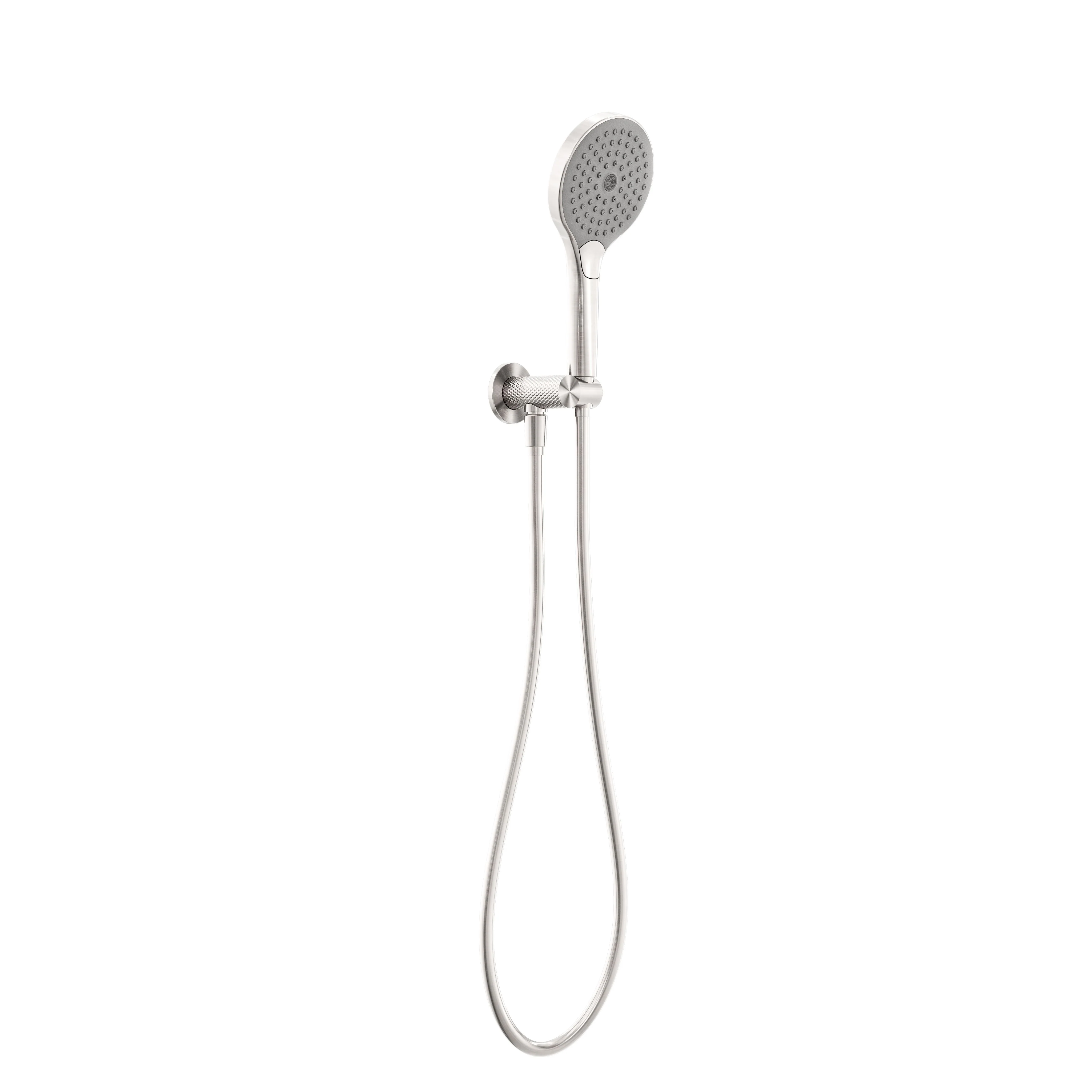 Nero Opal Shower On Bracket With Air Shower II - Brushed Nickel
