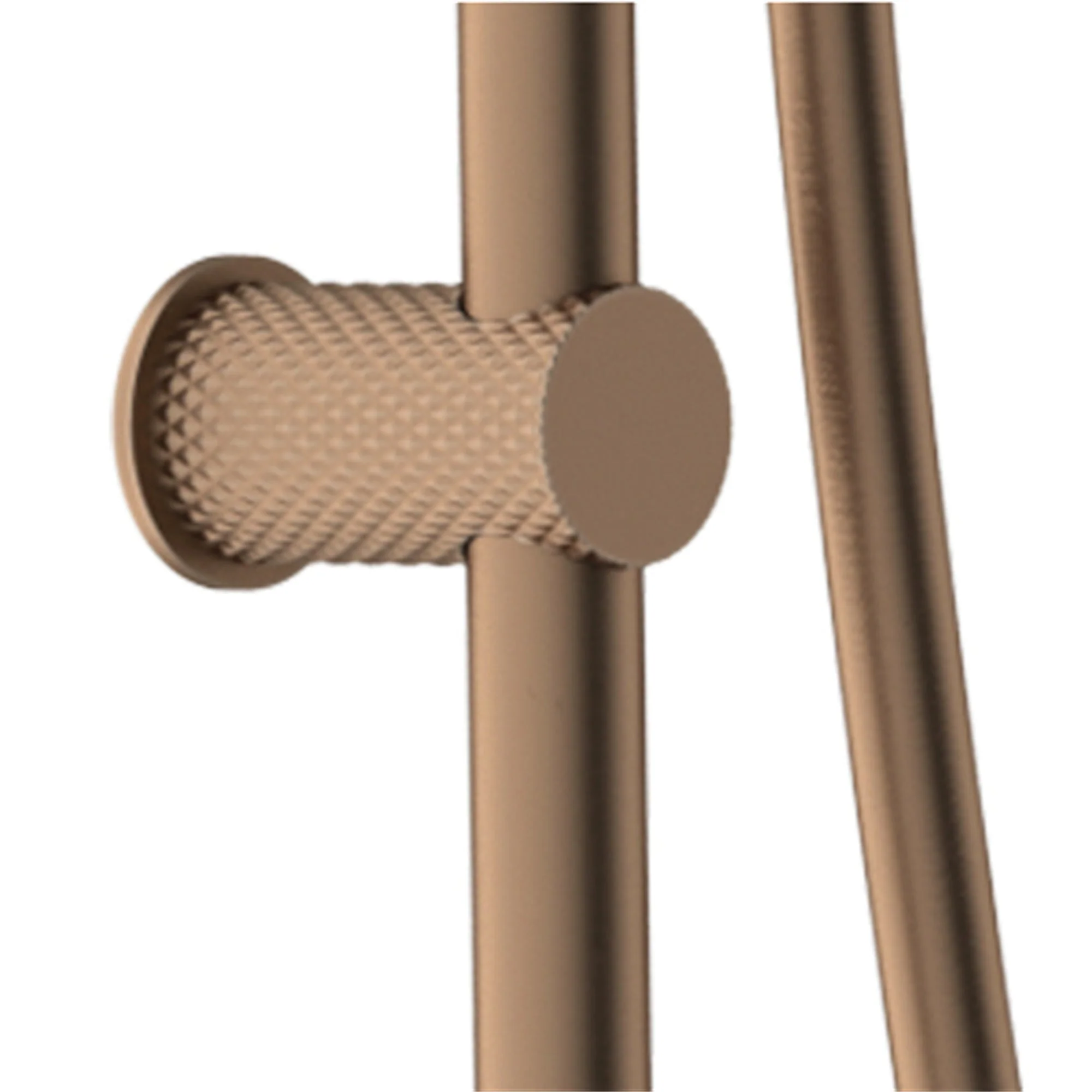 Nero Opal Shower Rail - Brushed Bronze - Image 2