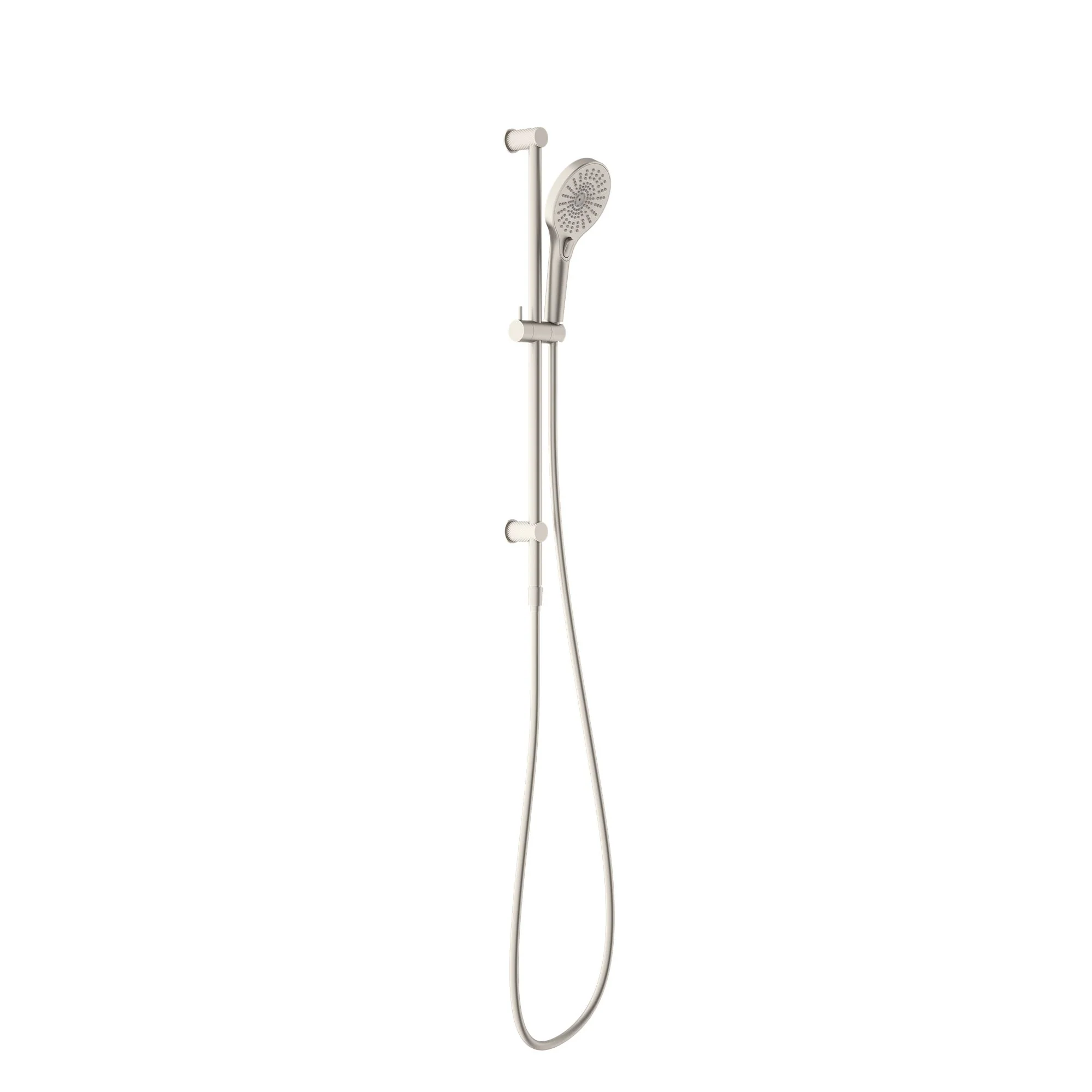 Nero Opal Shower Rail - Brushed Nickel