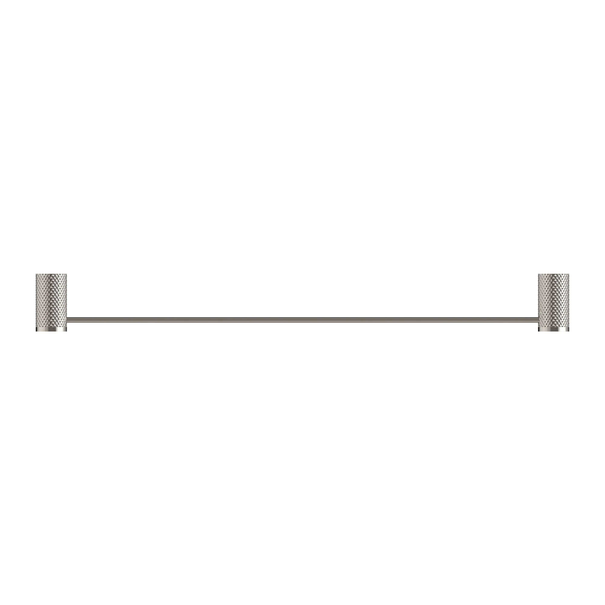 Nero Opal Single Towel Rail - Brushed Nickel - Image 2
