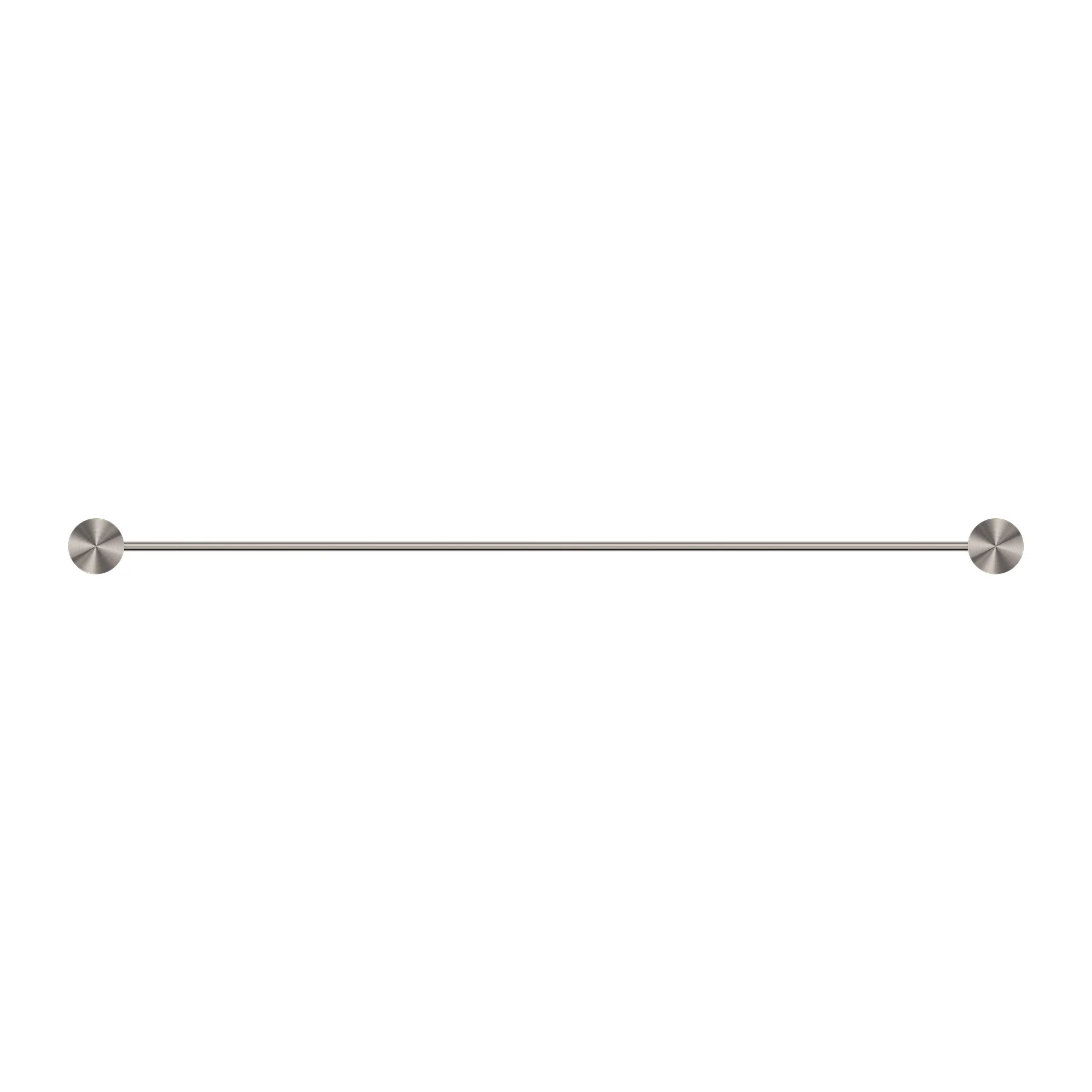 Nero Opal Single Towel Rail - Brushed Nickel - Image 3