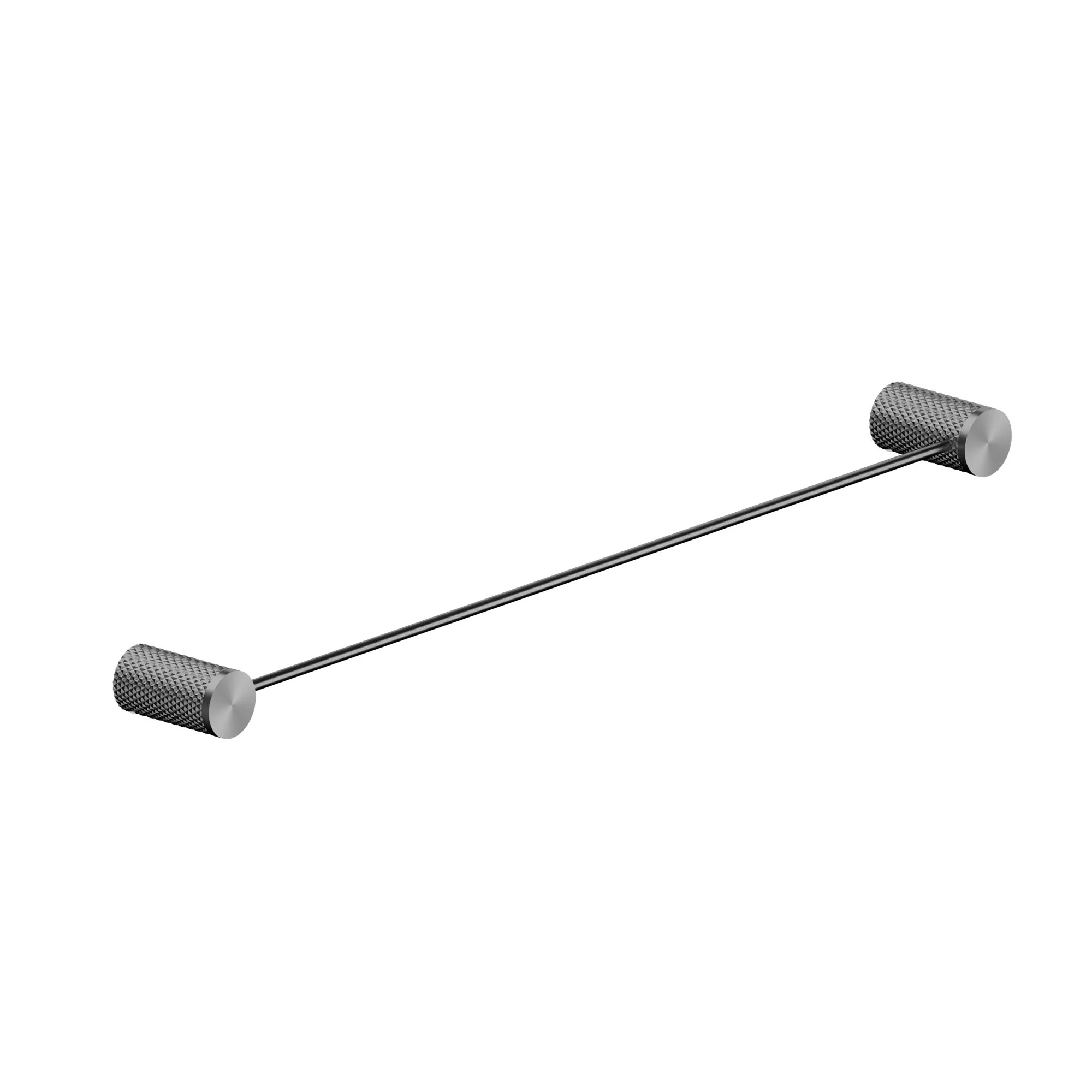 Nero Opal Single Towel Rail - Graphite