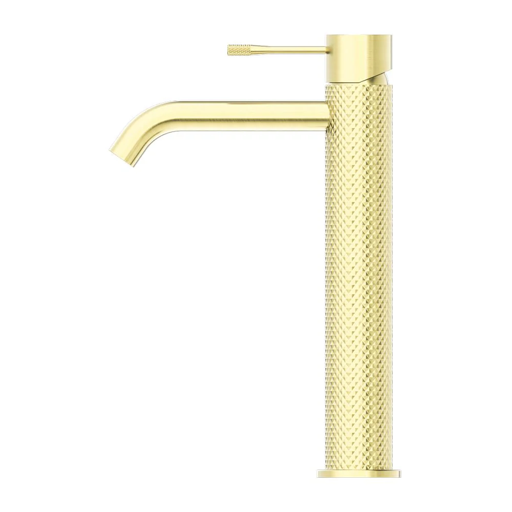 Nero Opal Tall Basin Mixer - Brushed Gold - Image 2