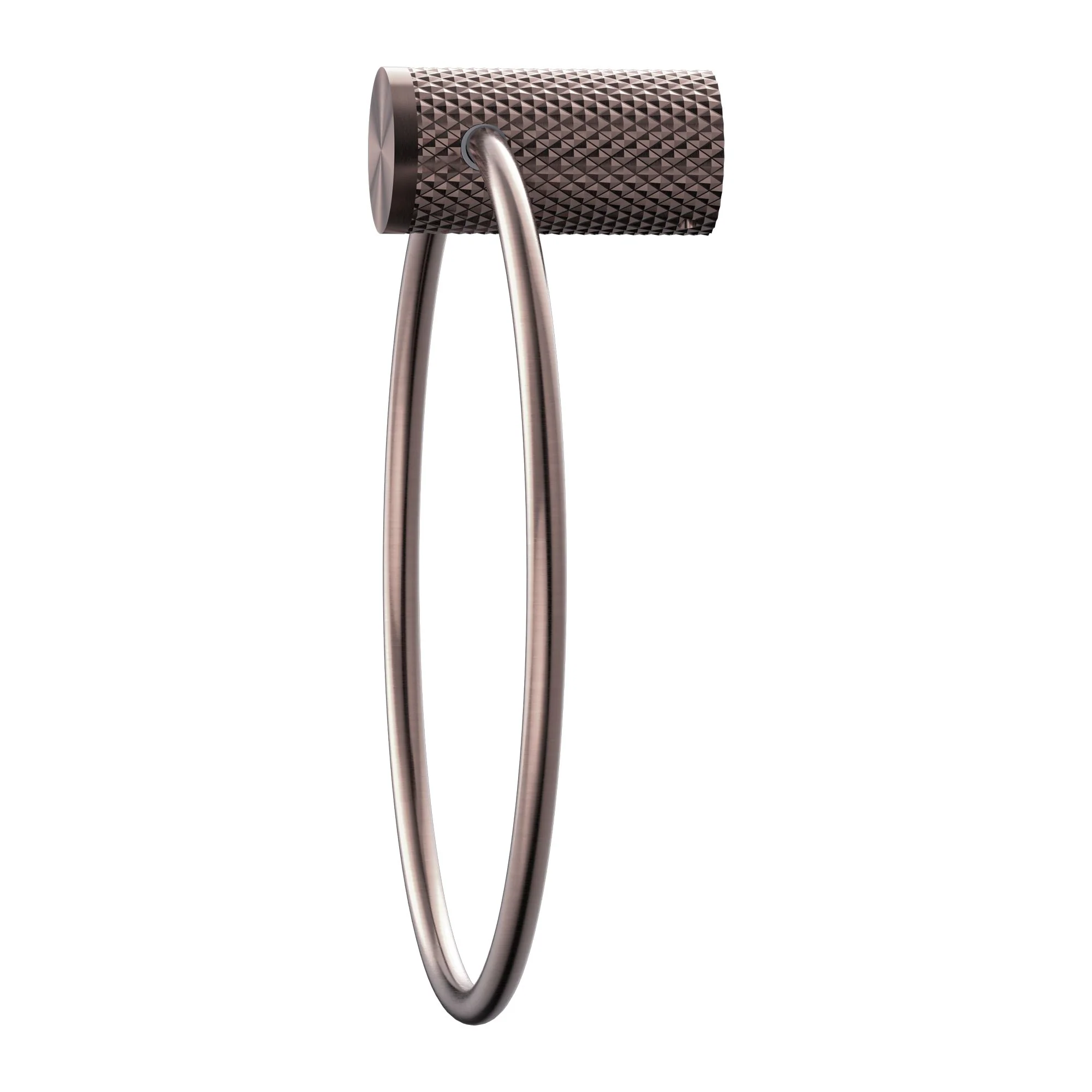 Nero Opal Towel Ring - Brushed Bronze - Image 3