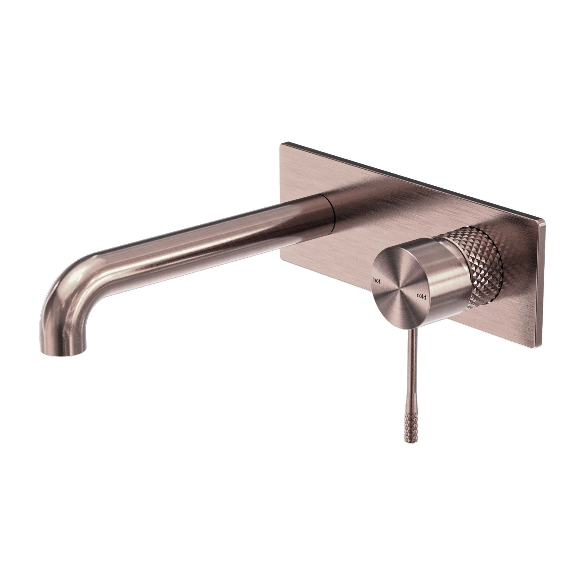 Nero Opal Wall Basin/Bath Mixer - Brushed Bronze