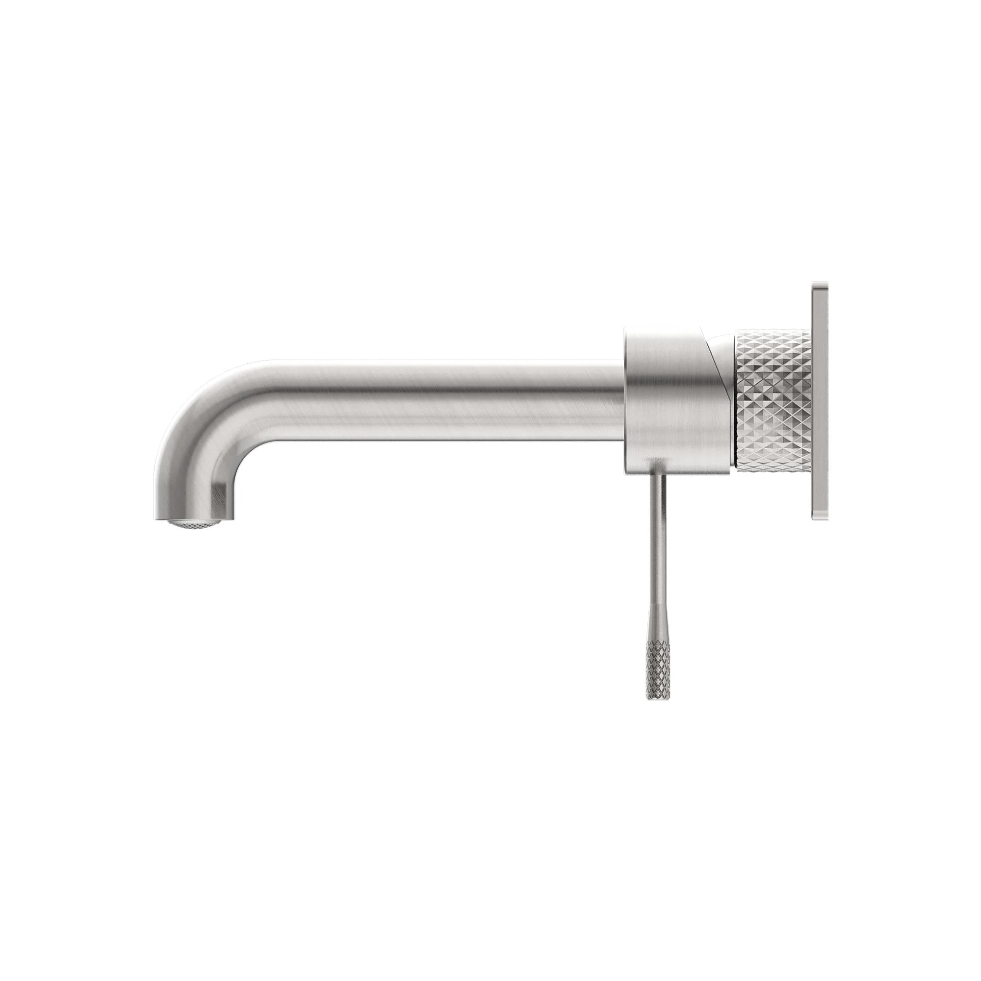 Nero Opal Wall Basin/Bath Mixer - Brushed Nickel - Image 4