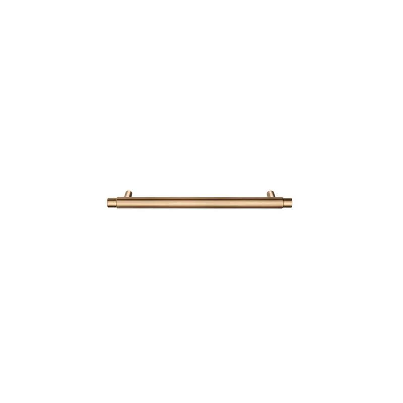 Meir Öppen Round Pull 200mm Cabinet Handle (Linear Knurled) - Lustre Bronze - Image 3