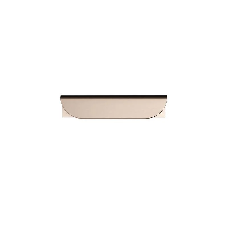 Meir Öppen Edge-Pull 75mm Cabinet Handle (Brushed) - PVD Champagne - Image 2
