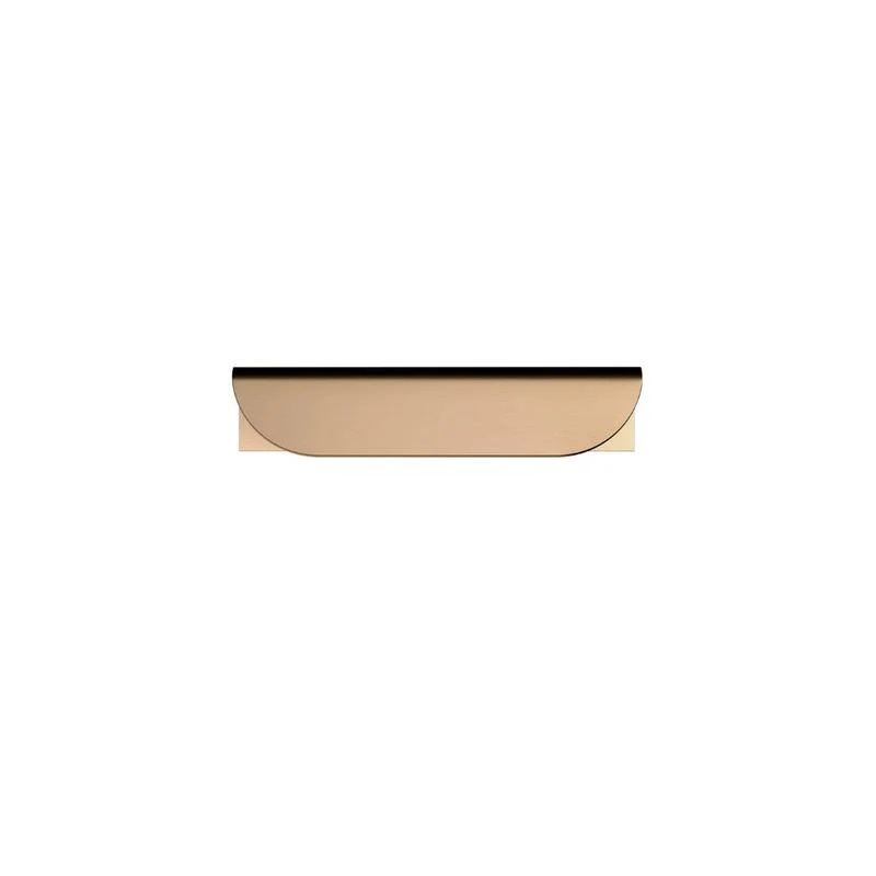 Meir Öppen Edge-Pull 75mm Cabinet Handle (Brushed) - Lustre Bronze - Image 2