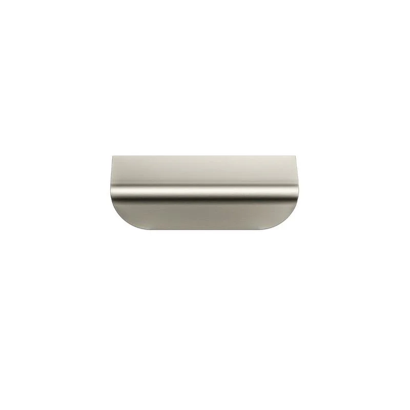 Meir Öppen Edge-Pull 75mm Cabinet Handle (Brushed) - PVD Brushed Nickel - Image 3