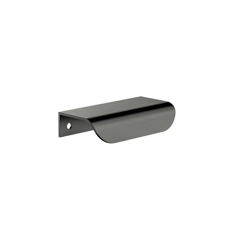 Meir Öppen Edge-Pull 75mm Cabinet Handle (Brushed) - Shadow Gun Metal