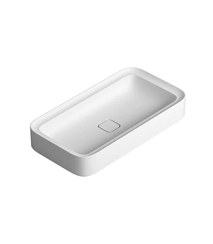 Parisi Cameo 750 x 400 Bench Basin - Matt White
