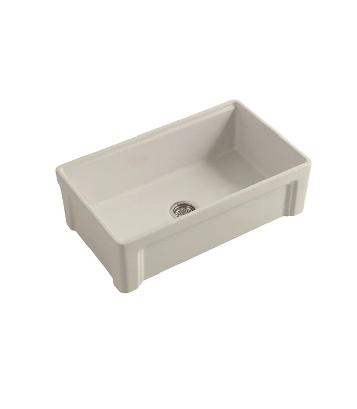 Parisi Cornice Single Bowl Sink 840mm - Pergamon