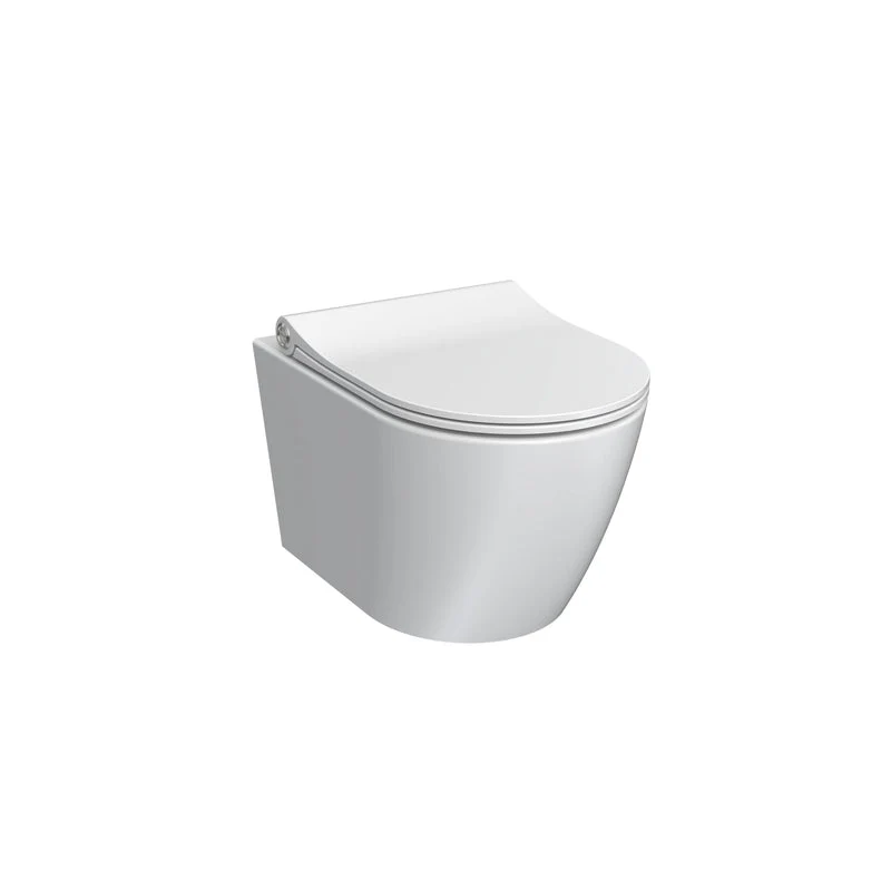 Parisi Ellisse MKII Rimless Rimless Wall Hung Pan with Pressalit Seat