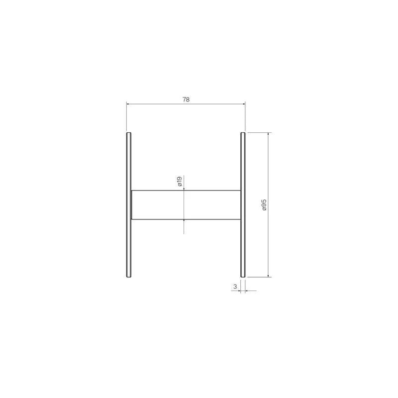 Parisi Ellisse Towel Holder - Fucile - Image 2