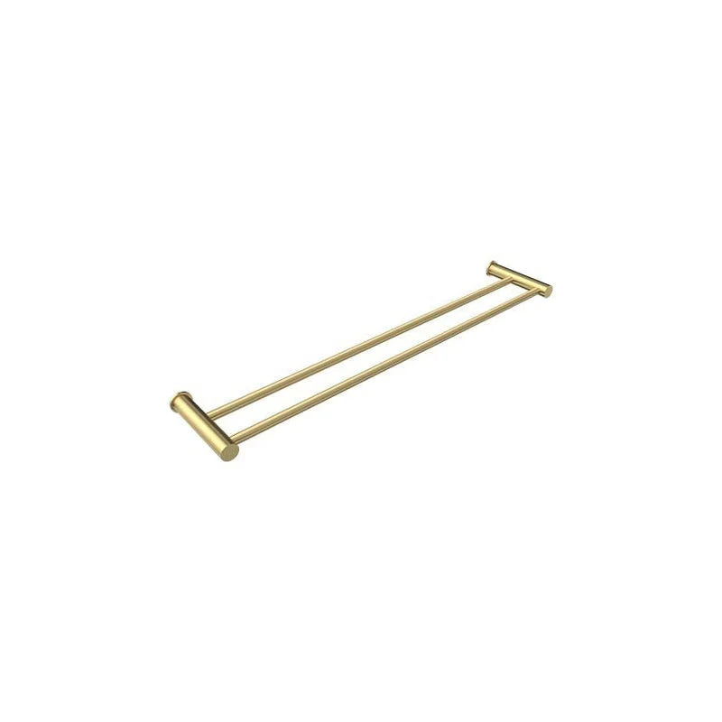 Parisi Envy 600mm Double Towel Rail - Brushed Brass