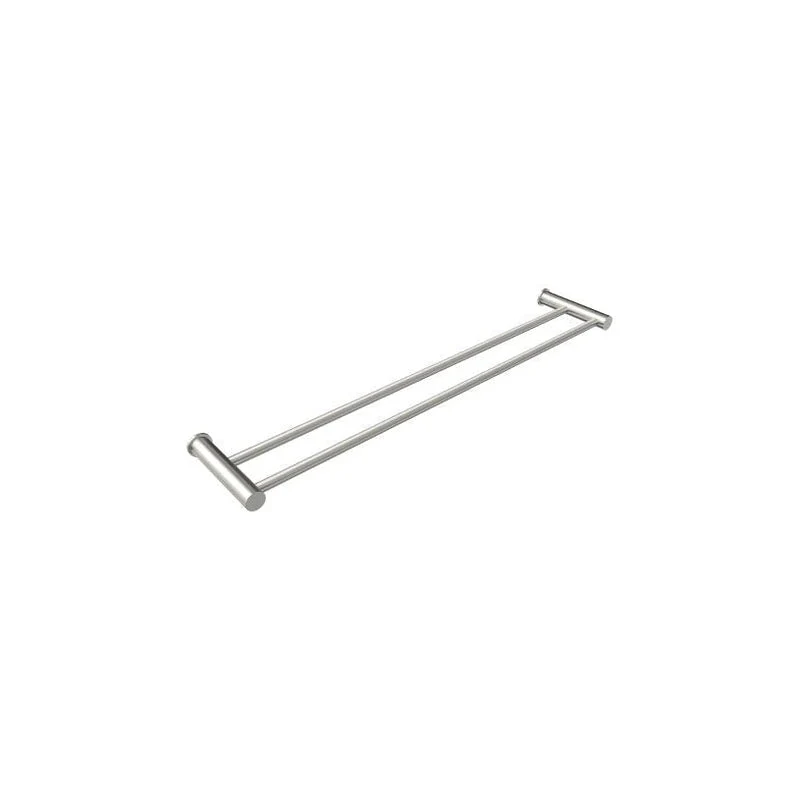 Parisi Envy 600mm Double Towel Rail - Brushed Nickel