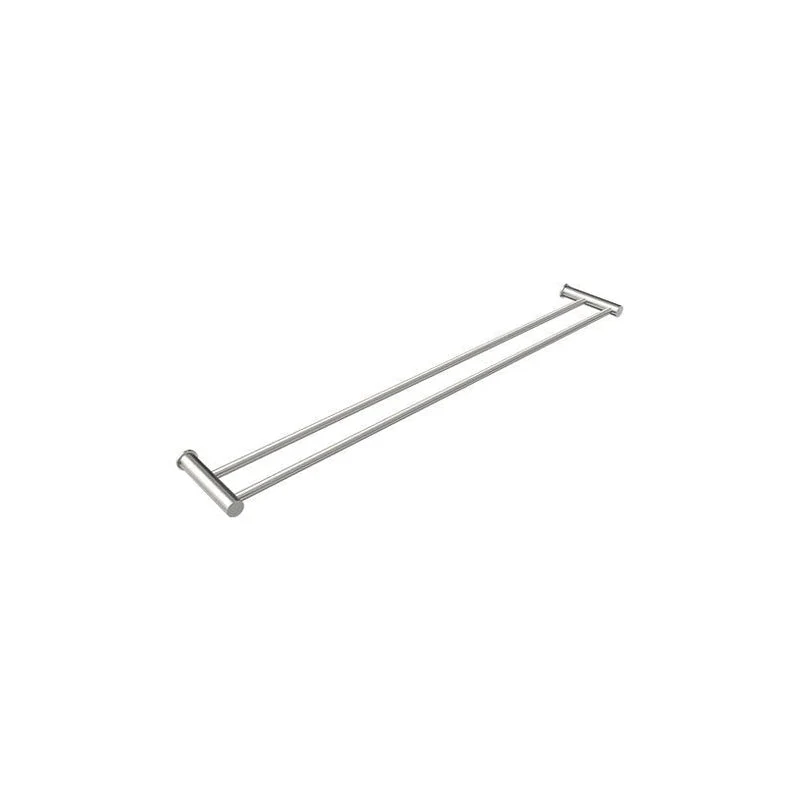 Parisi Envy 800mm Double Towel Rail - Brushed Nickel