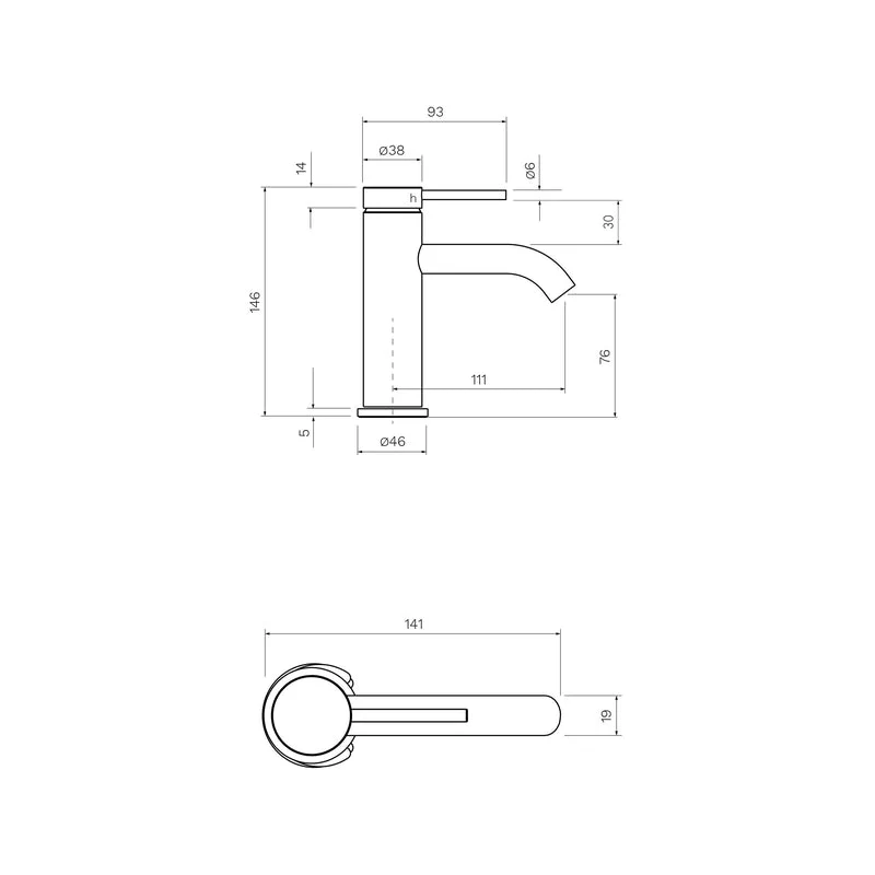 Parisi Envy II Basin Mixer Chrome - Image 2