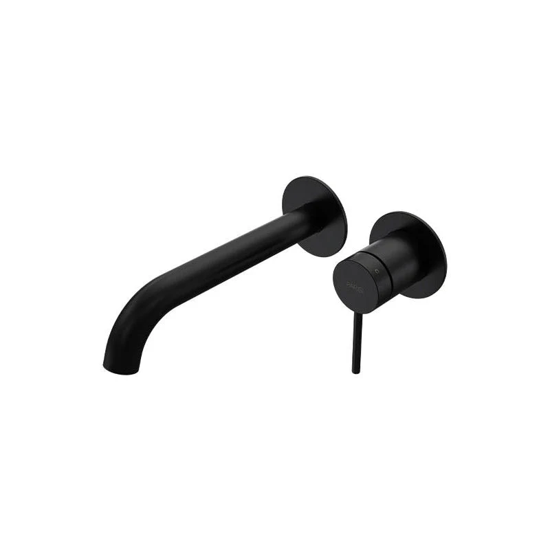 Parisi Envy II Wall Mixer with 190mm Spout Matt Black
