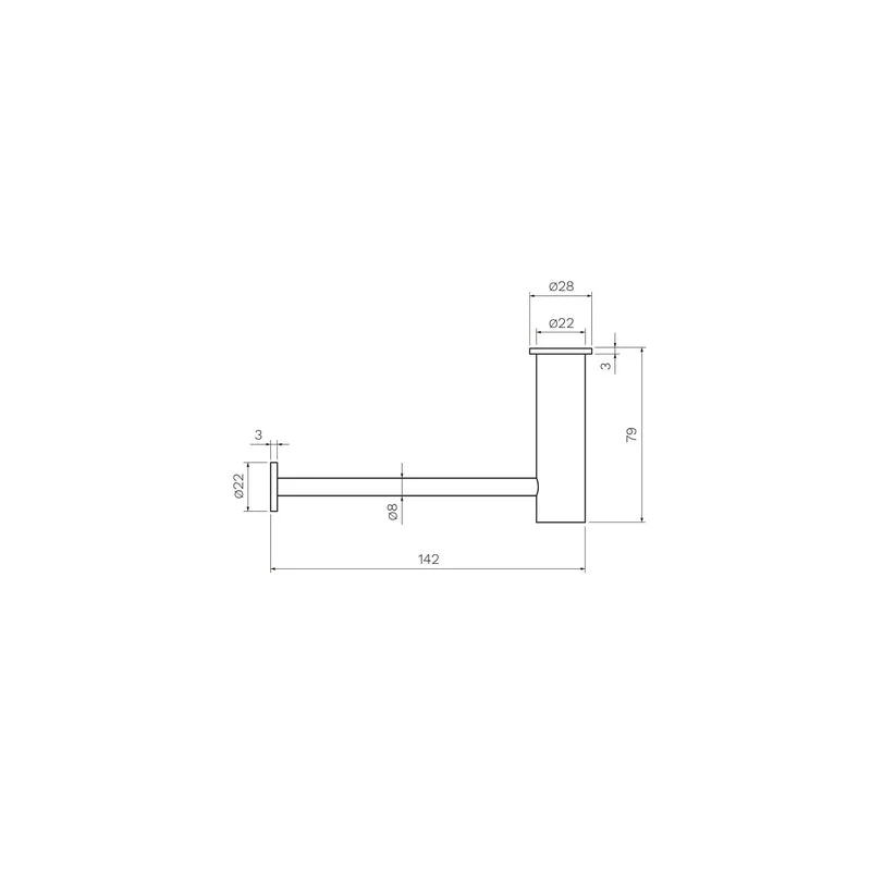 Parisi Envy Toilet Roll Holder - Brushed Brass - Image 2