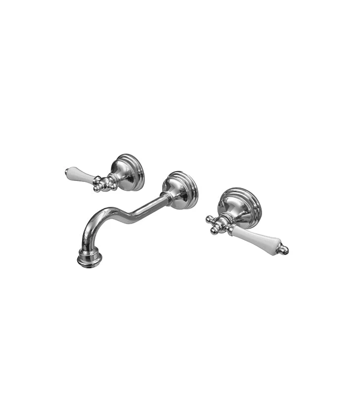 Parisi Hermitage Basin/Bath Wall Set (Lever Handle)