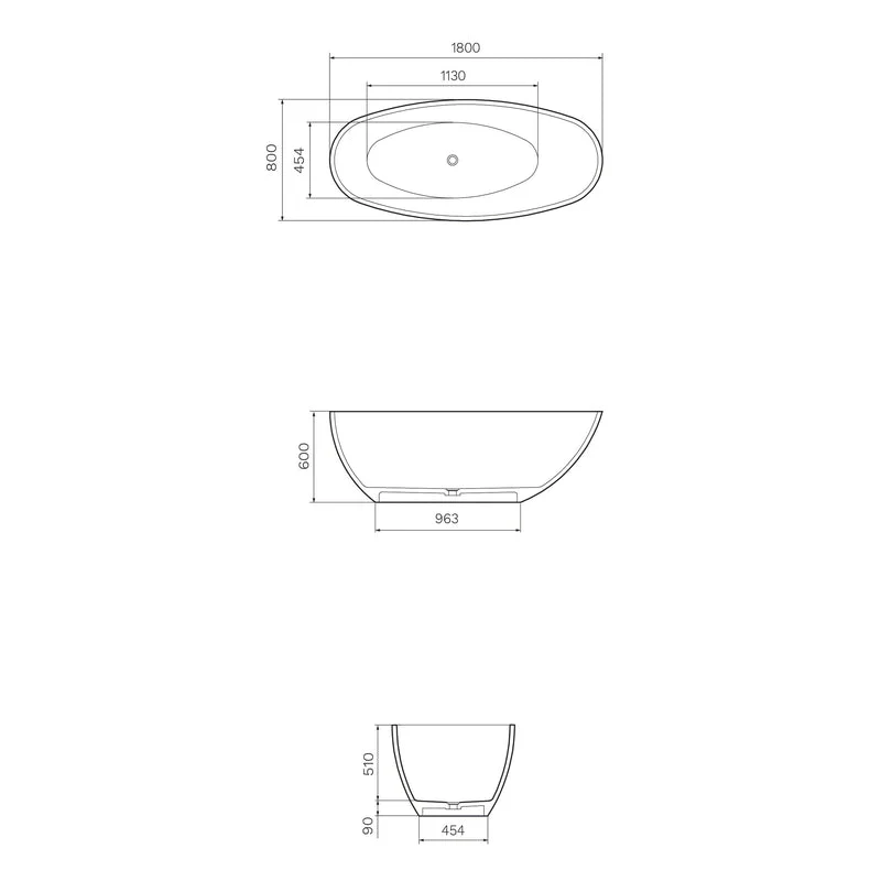 Parisi Isola Freestanding Bath - Image 4