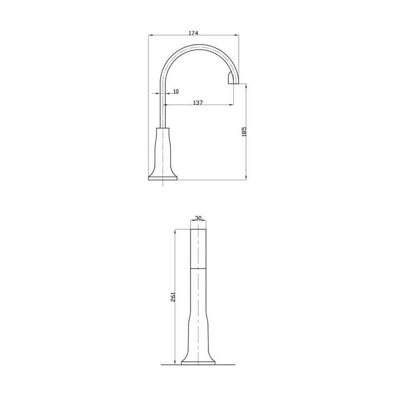 Parisi Jazz Hob Spout - Image 2