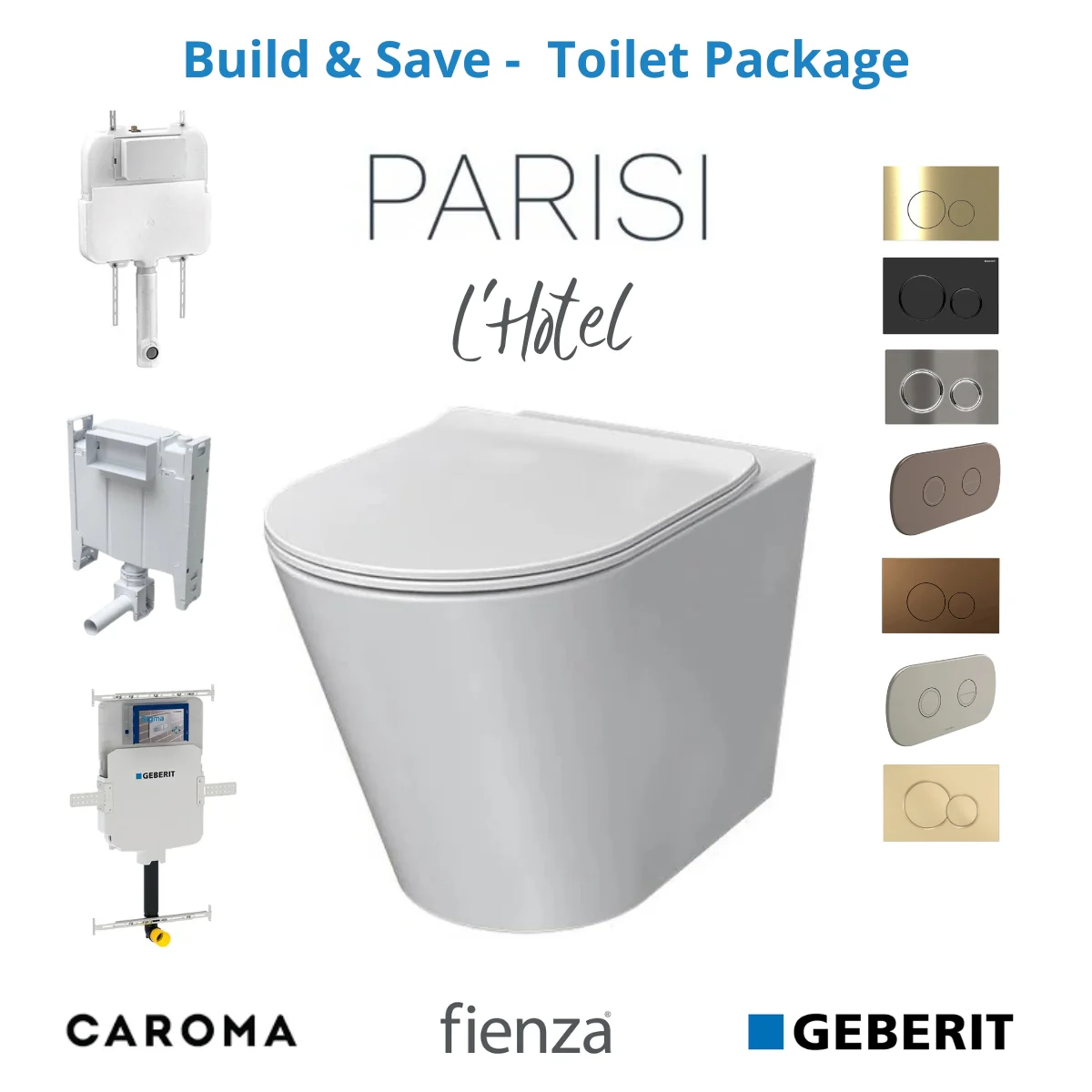 Parisi L'Hotel In Wall Toilet Suite (Custom Package)