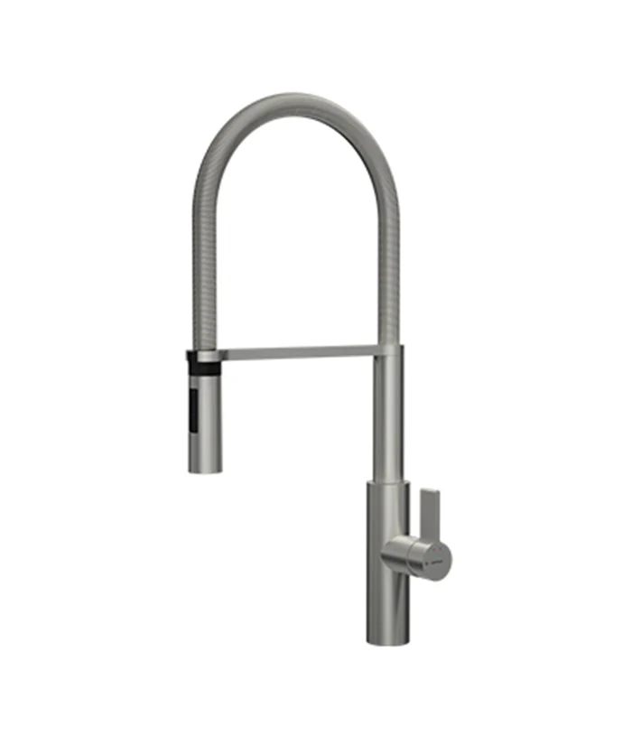 Parisi Libera Kitchen Mixer with Brushed Chrome Spring Spray