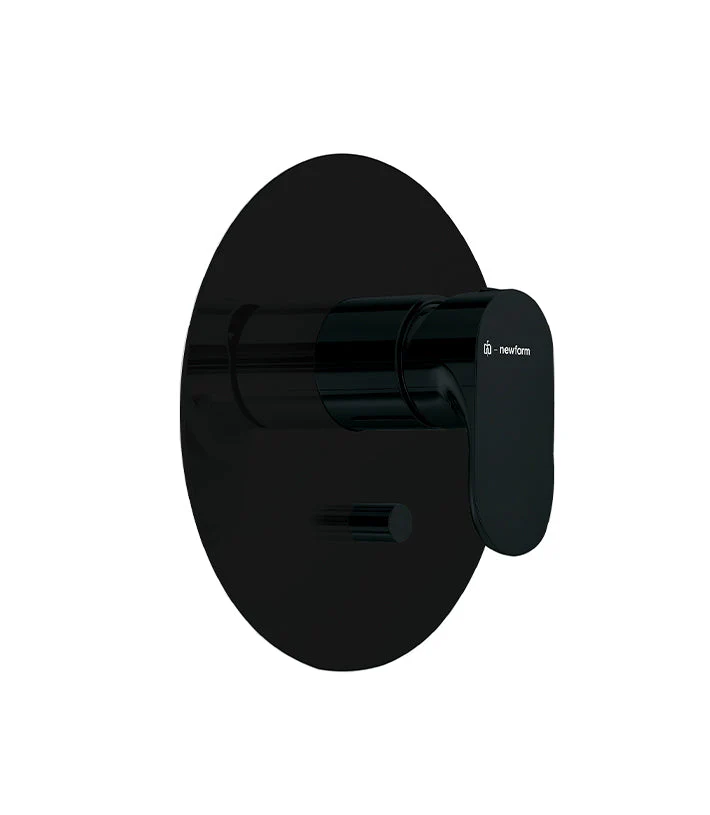 Parisi Linfa II Wall Diverter Mixer - Matt Black