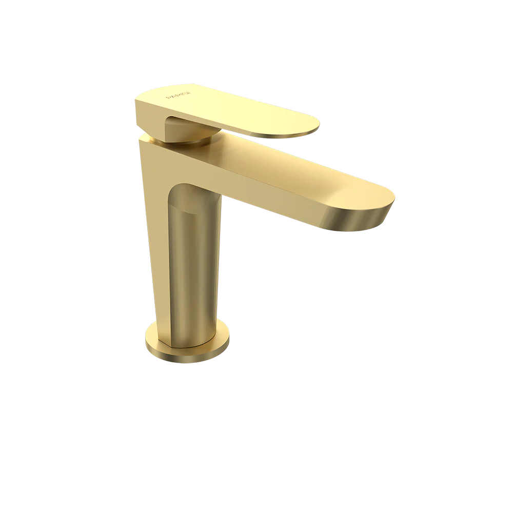 Parisi Loom Basin Mixer - Brushed Brass