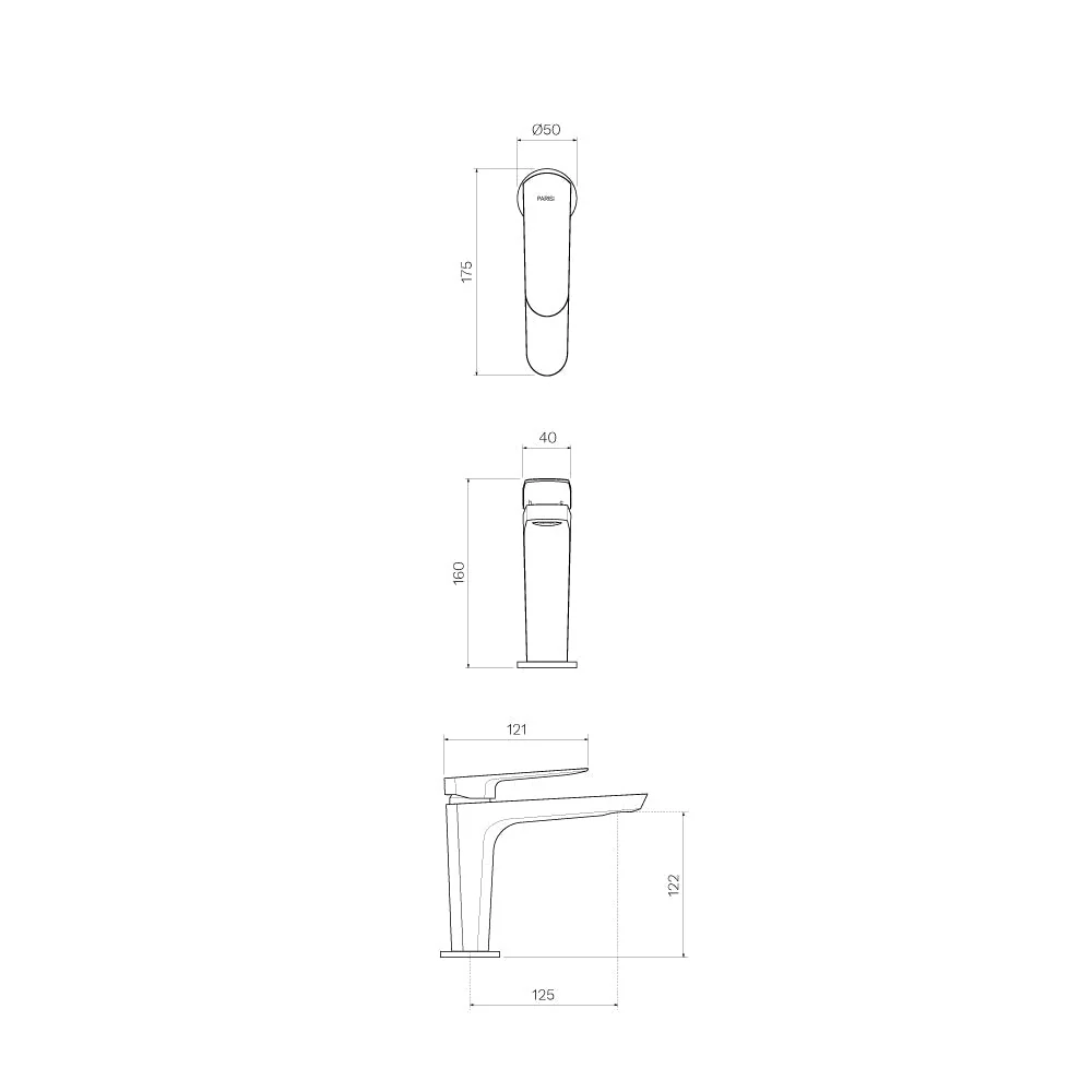 Parisi Loom Basin Mixer - Fucile - Image 2