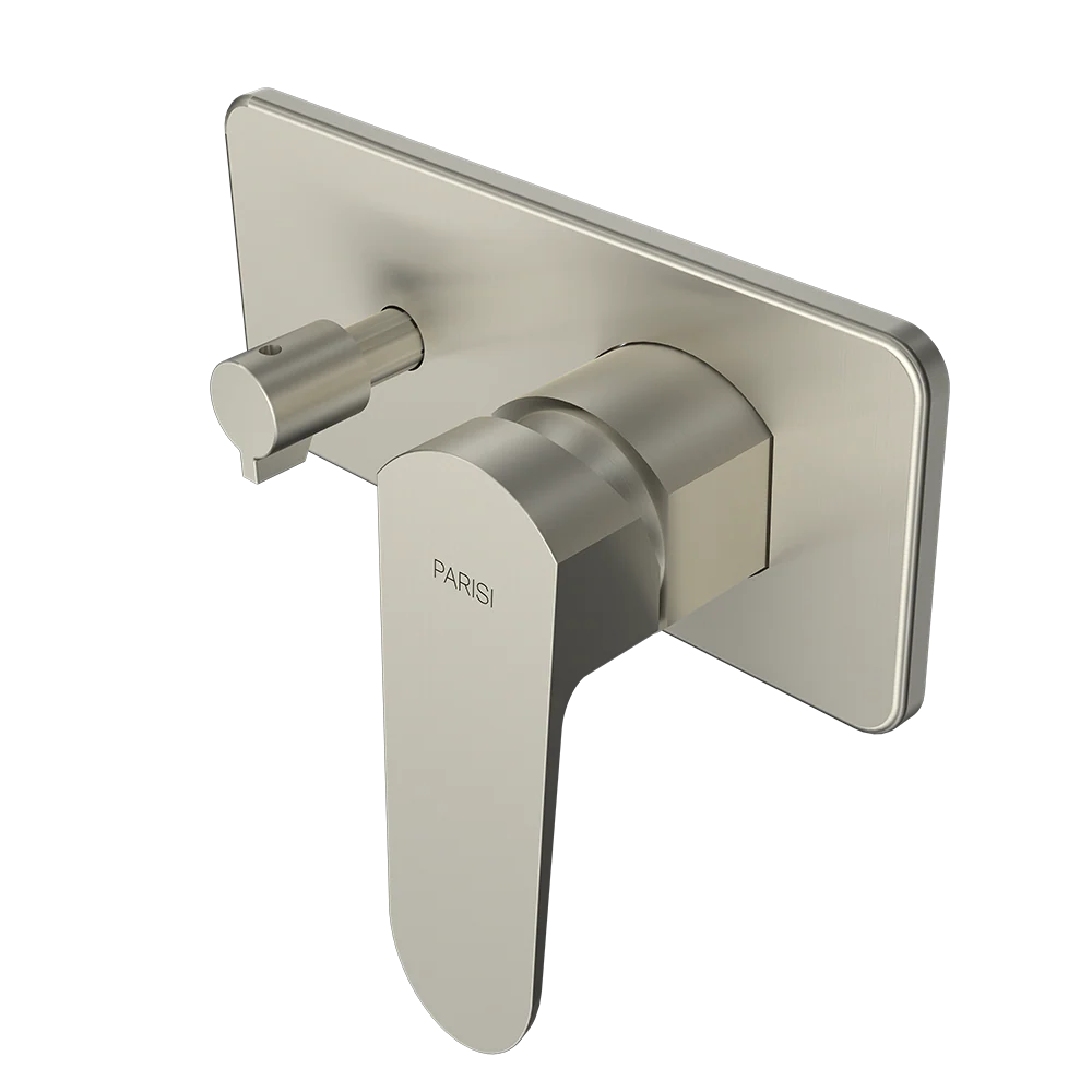 Parisi Loom Wall Mixer with 2-Way Diverter - Brushed Nickel