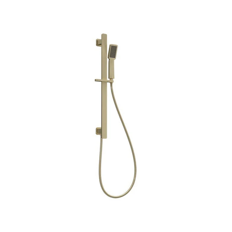 Parisi Quasar II Sliding Rail with Hand Shower - Brushed Brass