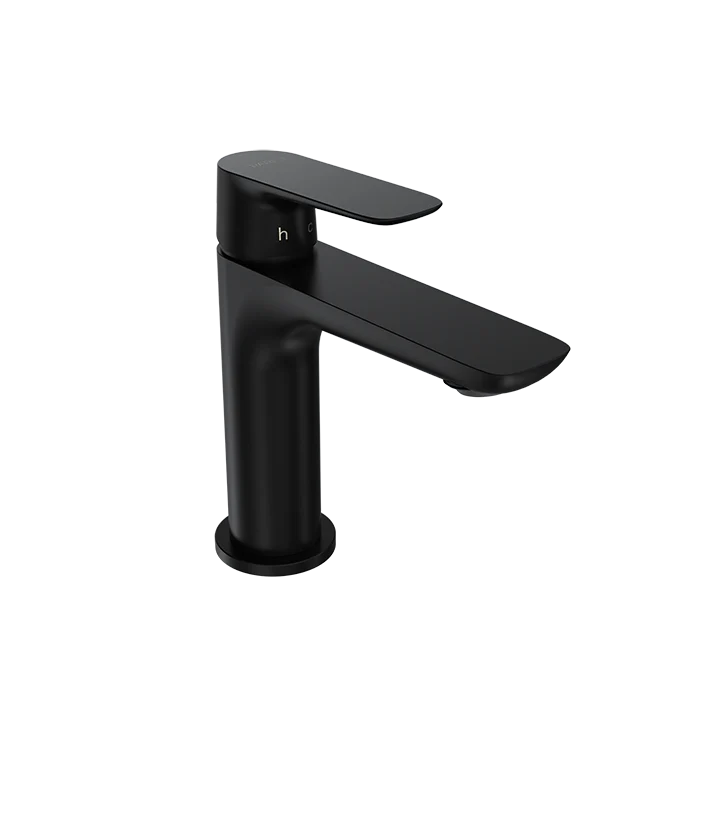 Parisi Slim II Basin Mixer - Matt Black