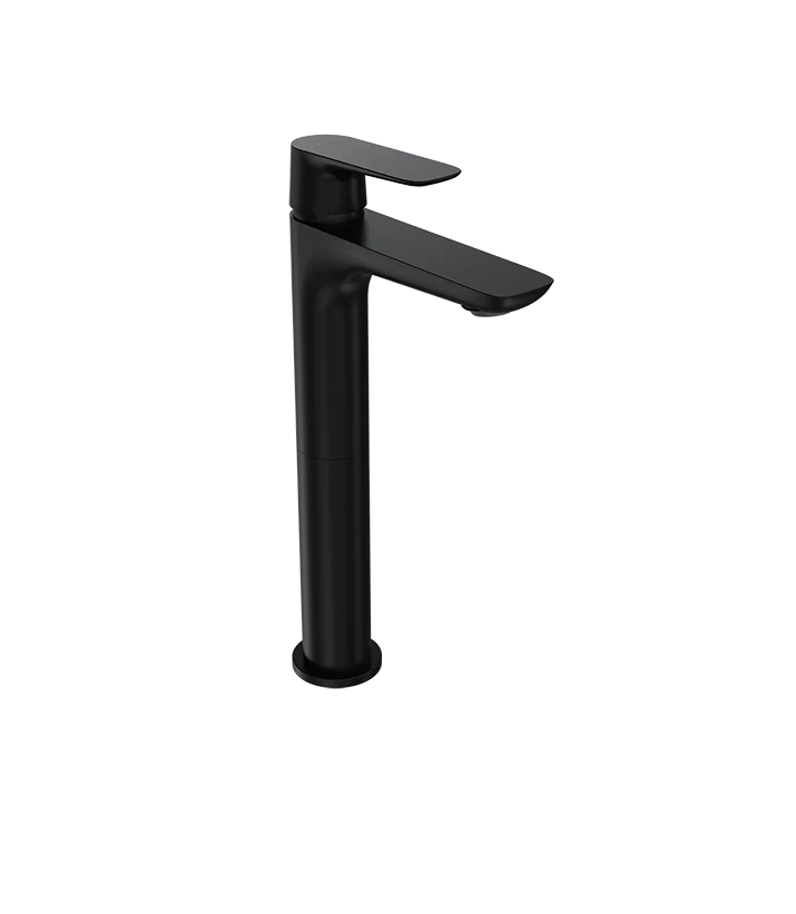 Parisi Slim II High Basin Mixer - Matt Black