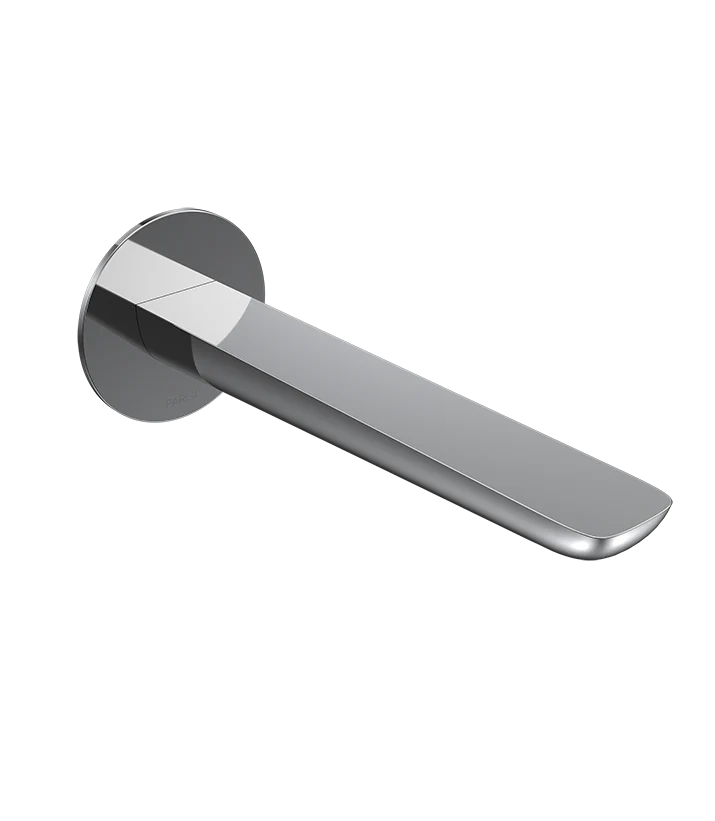 Parisi Slim II Wall Bath Spout 190mm - Chrome