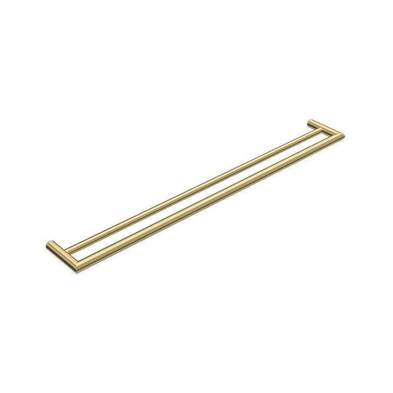 Parisi Tondo Double Towel Rail 770mm - Brushed Brass
