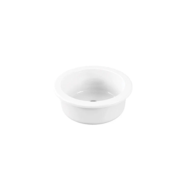 Parisi Tondo Inset Sink Round 450mm - White Gloss