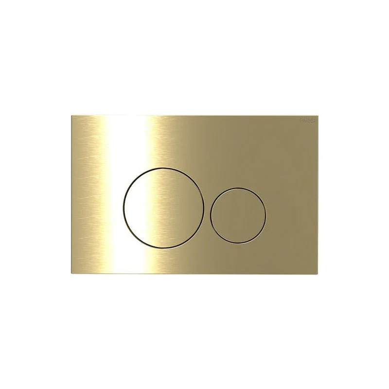 Parisi Tondo Push Panel - Brushed Brass