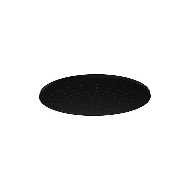 Parisi Tondo Brass Round Shower Head 300mm - Matt Black