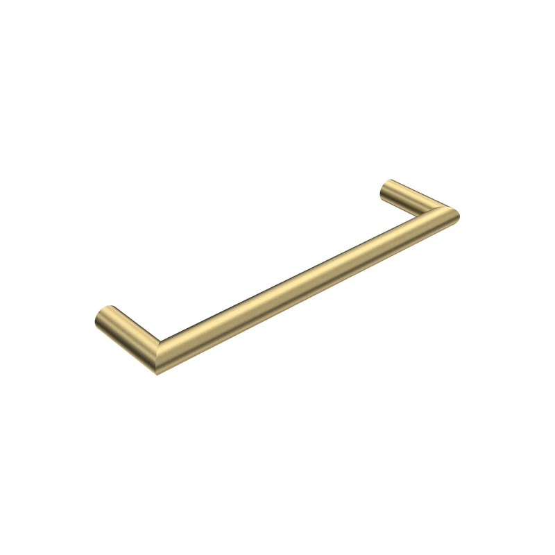 Parisi Tondo Single Towel Rail 300mm - Brushed Brass