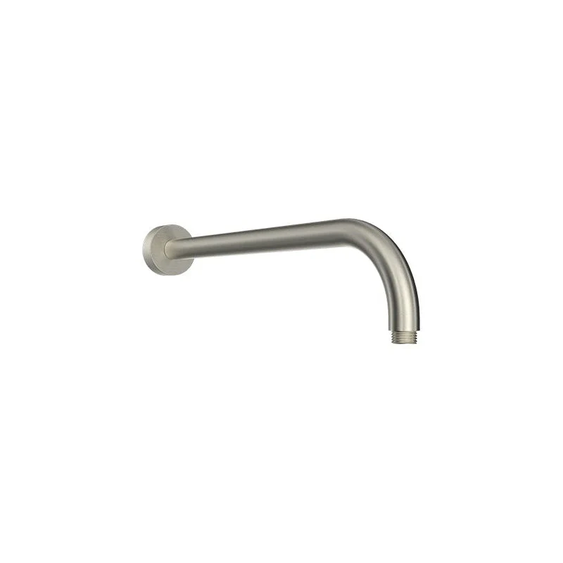 Parisi Tondo Wall Mount Shower Arm (Curved) - Brushed Nickel