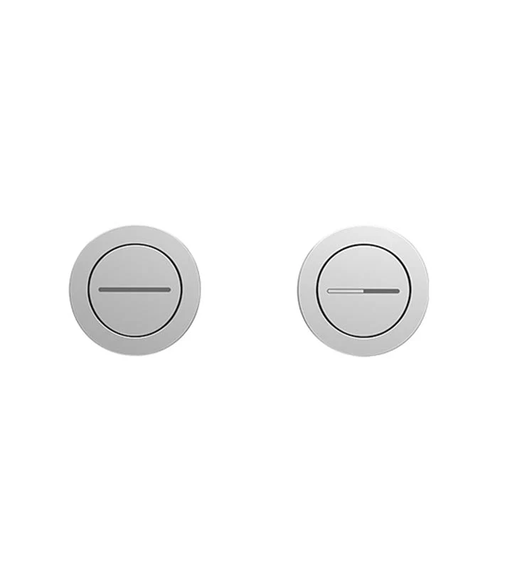 Parisi Twin Button Set for Low Level Cisterns - Chrome