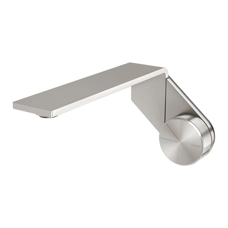 Phoenix Axia Basin / Bath Wall Mixer Set 200mm - Brushed Nickel