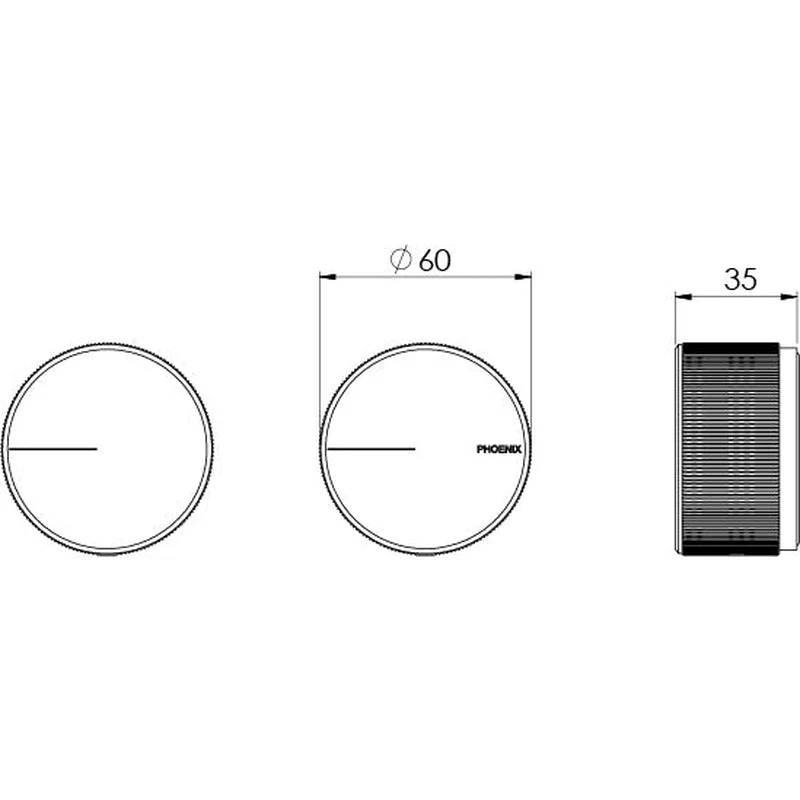 Phoenix Axia Wall Top Assemblies - Brushed Nickel - Image 2