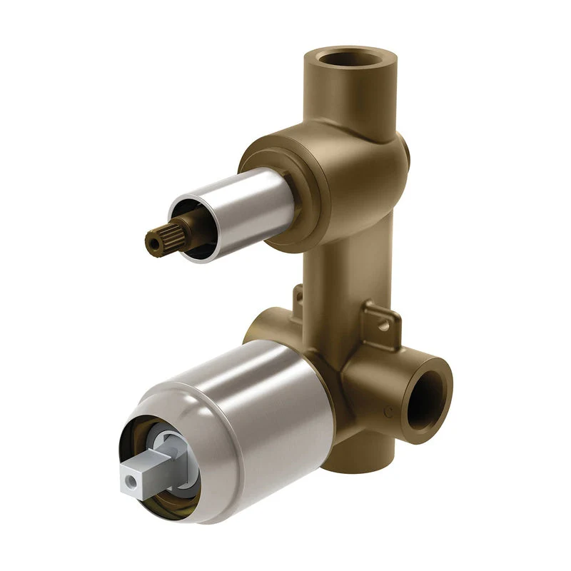 Phoenix Builders Shower / Bath Diverter Mixer Body Only - Brushed Nickel